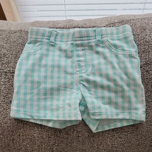 Garanimals Mint Checkered Shorts